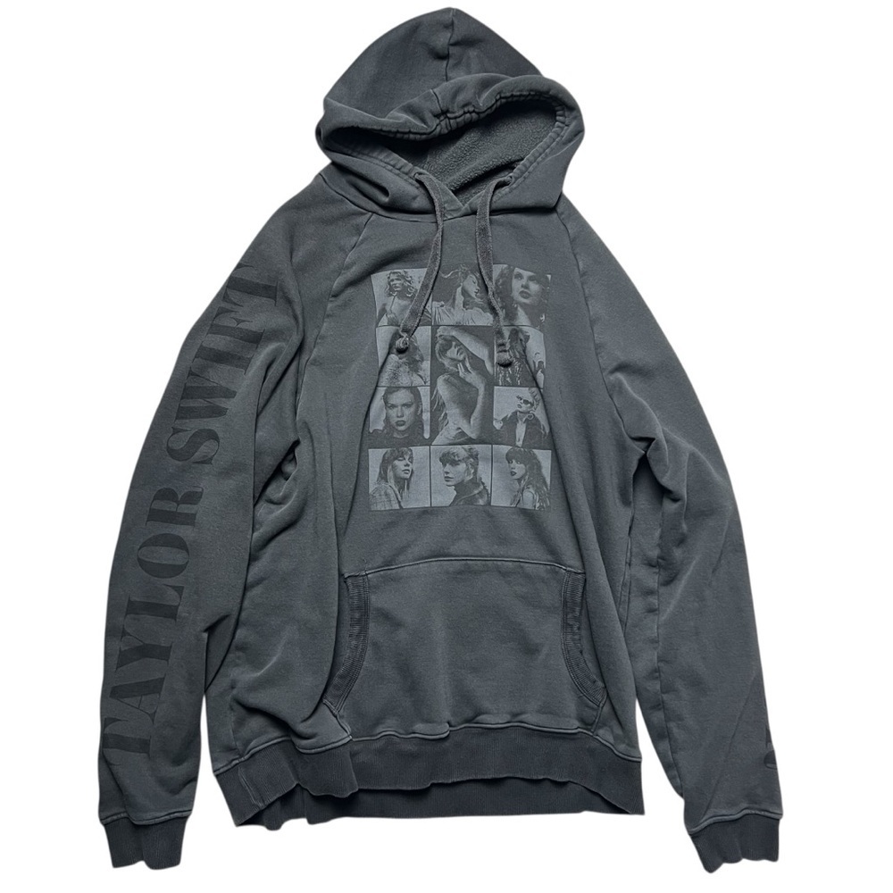 Taylor Swift The Eras Tour 2023 Hoodie Blue Gray M Concert Merch Tour Dates Band